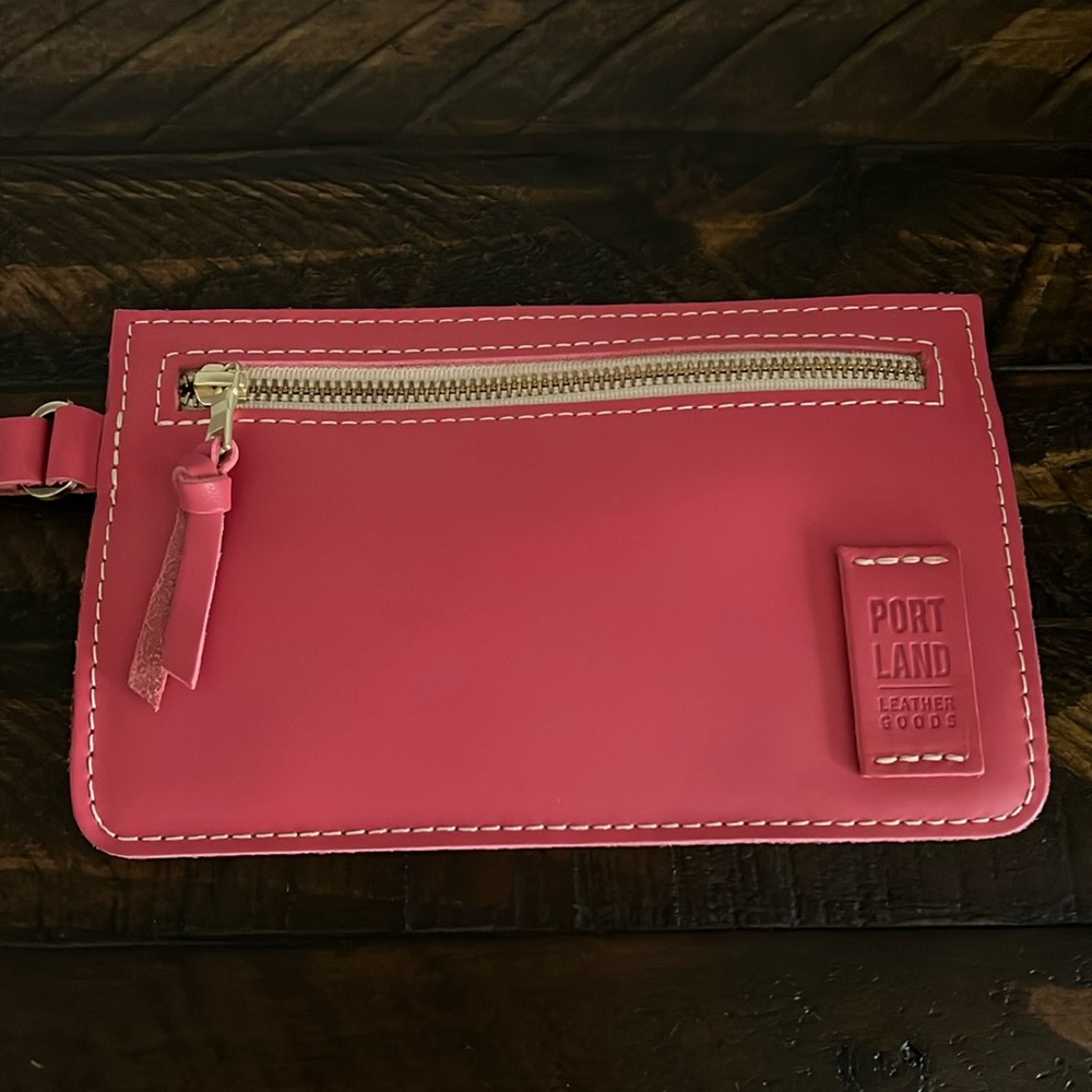 🌷Portland Leather Goods🌷Adriana Pouch in Tulip, NEW